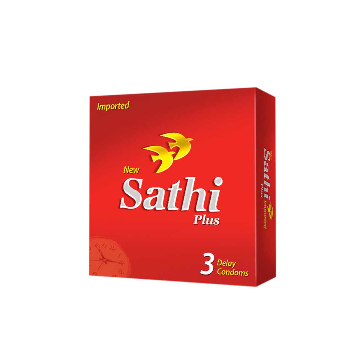 Sathi Plus Delay Condom (Pack of 3)