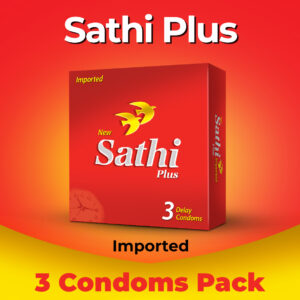 Sathi Plus Delay Condom (Pack of 3)