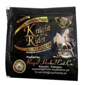 Knight Rider Pack Of 3 Extra Timing Condoms Black
