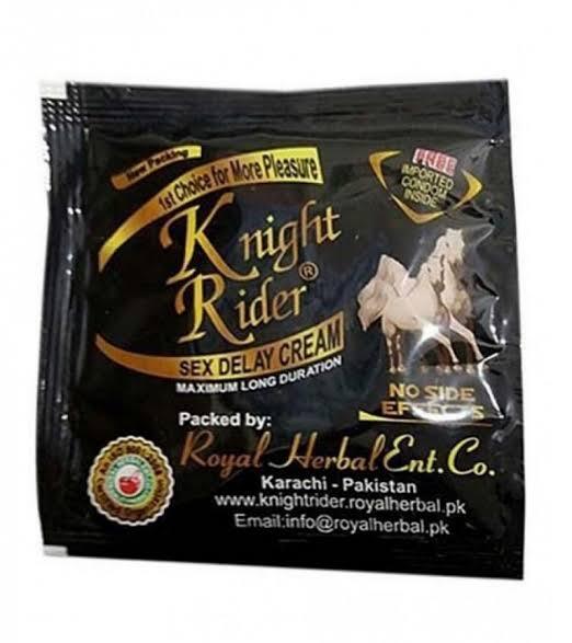 Knight Rider Pack Of 3 Extra Timing Condoms Black